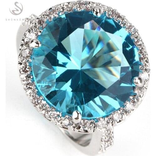Fleure Esme fashion women ring Rhodium Plated Pink Purple light blue Rainbow Dark Purple Cubic Zirconia R147 R482 R485 R735 R750