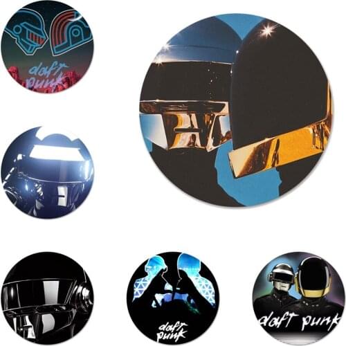 Daft Punk Badge Brooch Pin Accessories For Clothes Backpack Decoration gift 58mm