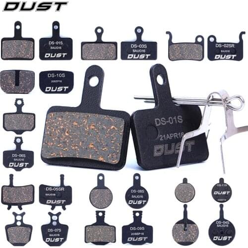 1 Pair Dust Mountain Road Bicycle Semi-Metallic Bike Disc Brake Pads Lining for Shimano Deore XT SLX Saint Hone Sram Avid BB5/7