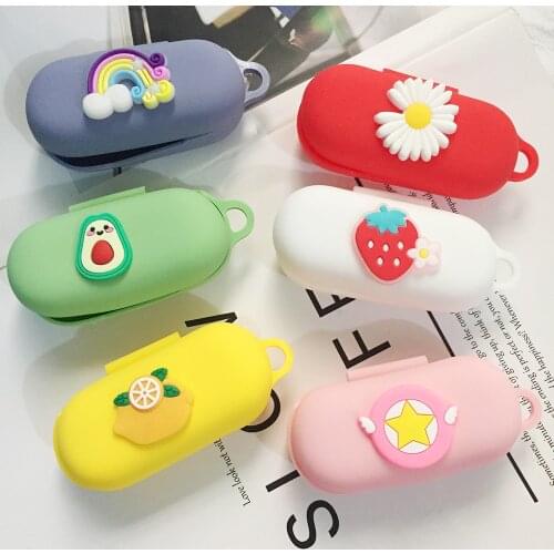 For huawei freebuds 3i /honor flypods 3 i Case Cute Cartoon Avocado / Rainbow flower / Fruit Protective Earphone Cover flypods 3