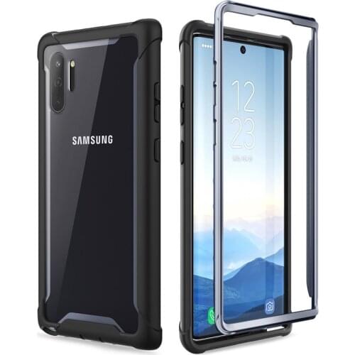 For Samsung Galaxy Note 10 Case (2019) i-Blason Ares Full-Body Rugged Clear Bumper Cover WITHOUT Built-in Screen Protector