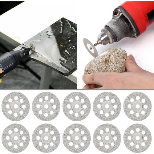 60pc Diamond Cutting Discs Sanding Grinding Wheel Circular Saw Blade Woodworking Metal Dremel Mini Drill Rotary Tool Accessories