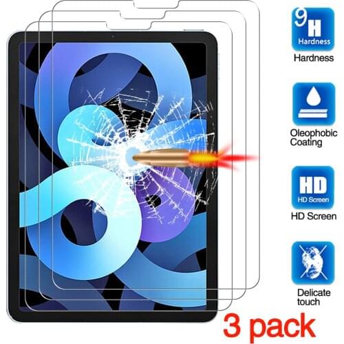 For iPad Air 2020, iPad Air 4, iPad Air 4th generation 10.9" Screen Protector Tablet Protective Film Anti-Scratch Tempered Glass