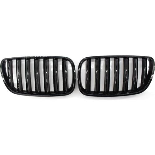 Gloss Black Front Center Kidney Grille for BMW E83 X3 2007-2010 Grill Facelift