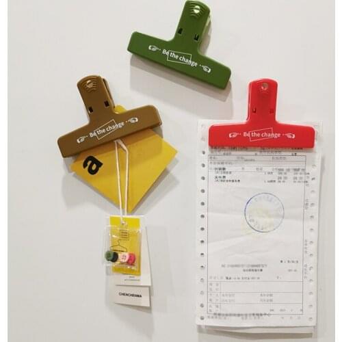 Magnetic Clip Candy Color Memo Clip For Student Information Office Bill Storage Clip Refrigerator Message Magnet Clip Photo Clip
