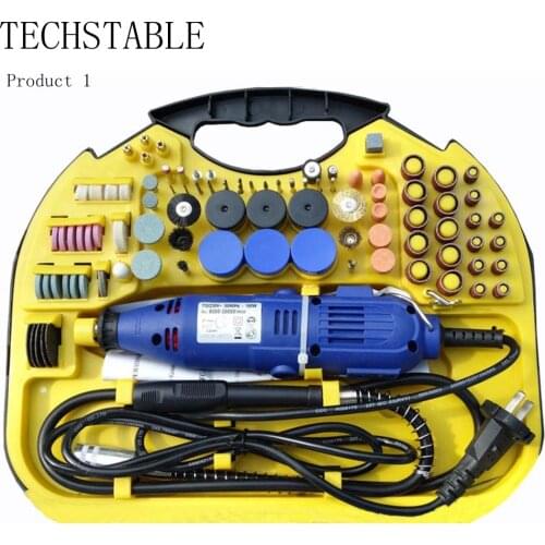 TECHSTABLE High quality 220V 180W Electric drill machine mini engraving machine micro grinder electric grinding machine