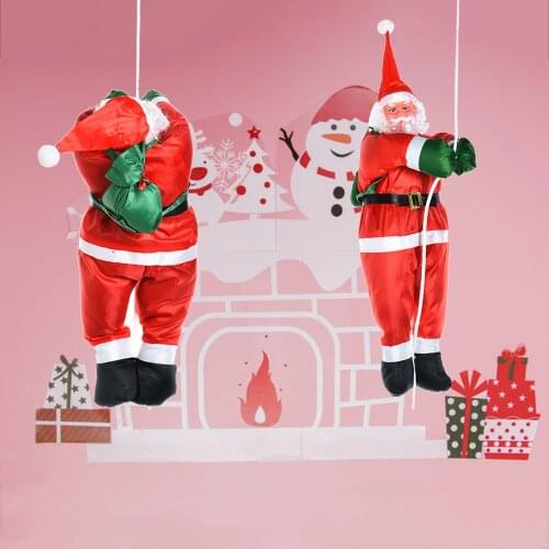 Inflatable Santa Claus Hanging Ornament Lovely Christmas Tree Pendant Creative Xmas Party Decoration Christmas Tree