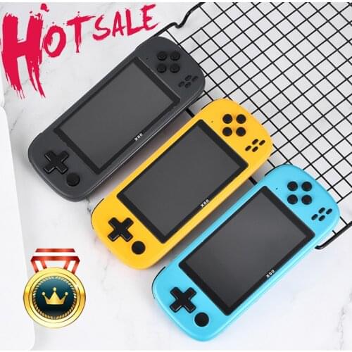 Retro Portable Mini Handheld Video Game Console 4.3 Inch Color LCD Kids Color Game Player Built-in 2000 Games