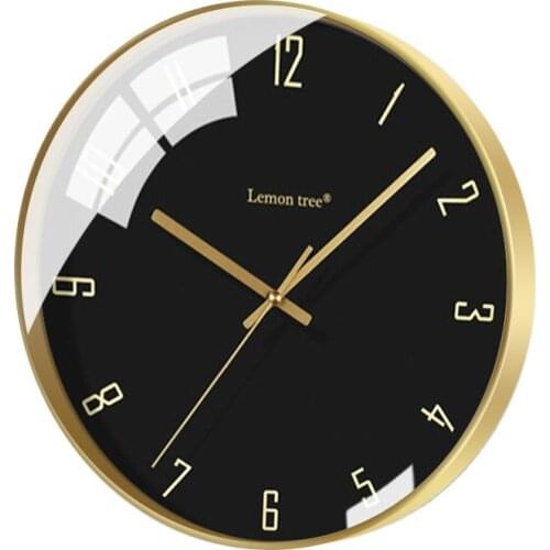 Modern Wall Clock Metal Gold Wall Watches Home Decor Living Room Luxury Quartz Clocks Relogio De Parede Home Decoration FZ645