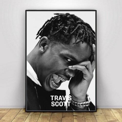 Travis Scott Poster Music Singer Star Canvas Poster Wall Painting Home Decoration ( No Frame )