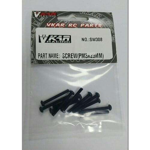 VKAR Bison RC CAR PARTS SCREW*10 (PM3X23MM) SW308
