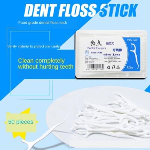 High tensile dental floss stick portable dental care flossing tooth gap cleaner bow toothpick flat wire Teeth Cleaning Care Hot