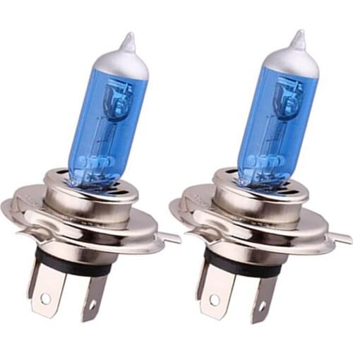 Safego 2PCS H7 H4 P43T Halogen bulbs 12V px26d 55W 60W Xenon Light Bulbs for Car Auto halogen xenon replacement bulbs 4300k