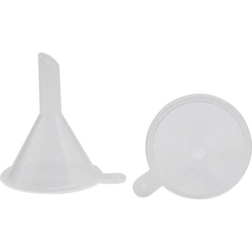 5Pcs Micro Funnel for Liquid Oil Container Mini Funnel Practical Reusable Plastic Leak Proof Oil Perfume Funner for Lab Bottles