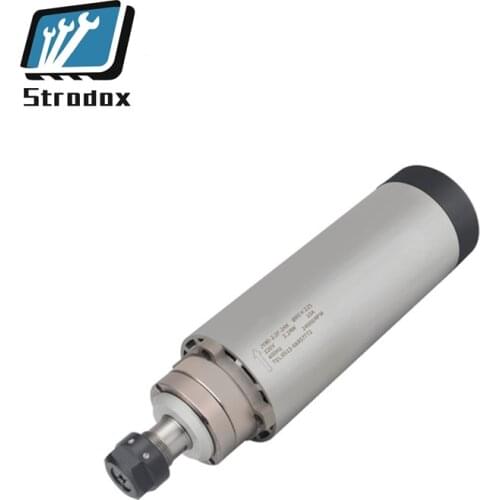 Engraving machine spindle motor 80 diameter 2.2kwER20 round air-cooled electric spindle engraving machine accessories