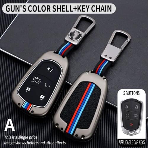 Car Genuine Key Case Holder Shell For Cadillac ESV Escalade CTS XTS SRX ATS 2015 2016 2017 2018 CT5 XT5 XT6 Accessories Auto