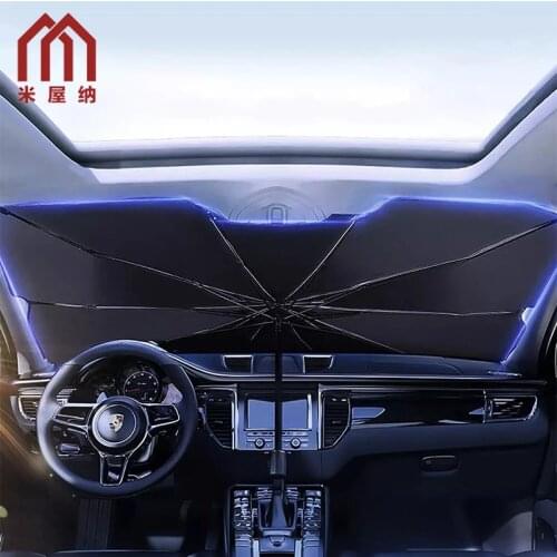 Youpin MIWUNA Car Retractable Sunshade Heat Insulation Front Windshield Umbrella Foldable Sun Shade Cover Scereen Protector