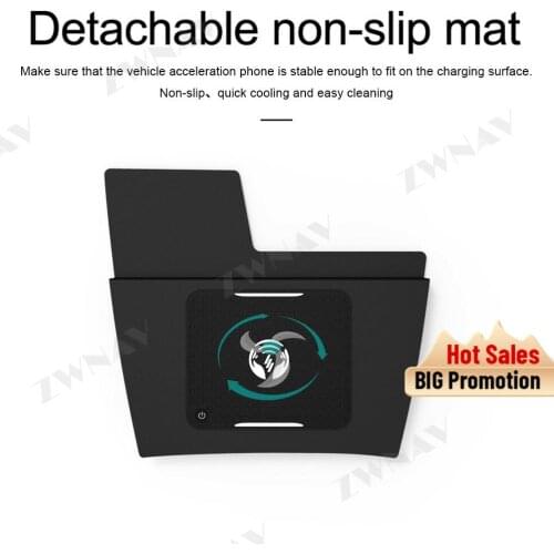 QI car Intelligent fast wireleess charger for Ford Focus 2018 2019 Intelligent Infrared Fast Wireless Charging Car Phone Holder