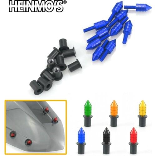 Bolts Nuts For Yamaha YZF R6 R3 R15 For KAWASAKI Z300 For Suzuki GSXR1000 K7 Motorcycle Accessories Windscreen Windshield Screws