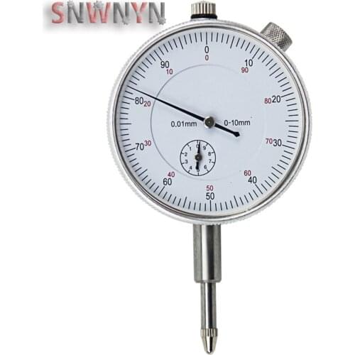 0-10mm 0.01mm Dial Indicator Gauge Mechanical Indication Gauge Dial Gauge Micrometer Measure Instrument Tool