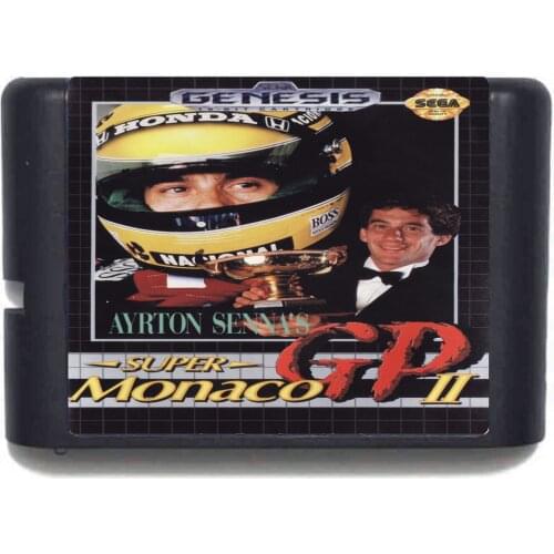 Super Monaco GP II NTSC-USA 16 bit MD Game Card For Sega Mega Drive For Genesis