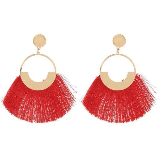 Summer Tassel Earring Women Boho Jewelry Bohemia Dangle Earrings Drop Earring