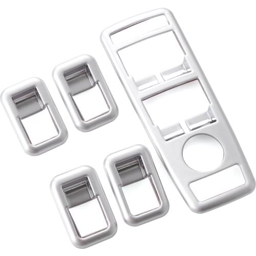New Car Interior Matt Chrome Door Window Switch panel cover trim For Mercedes-Benz C GLK Class W176 W246 W204 W212 W218 X204