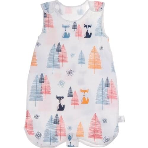 New Baby Girls Wearable Safe Muslin Blanket Baby Summer Sleeping Bag