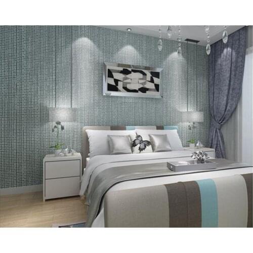 Beibehang high-grade nonwoven 3d wallpaper three-dimensional solid color full of bedroom living room wall paper papel de parede