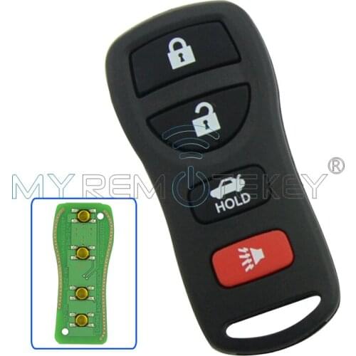 Remtekey Remote Key Fob for Nissan Key KBRASTU15 4 Button 315Mhz for Nissan Altima Maxima 350Z Armada Car Key 2004-2009