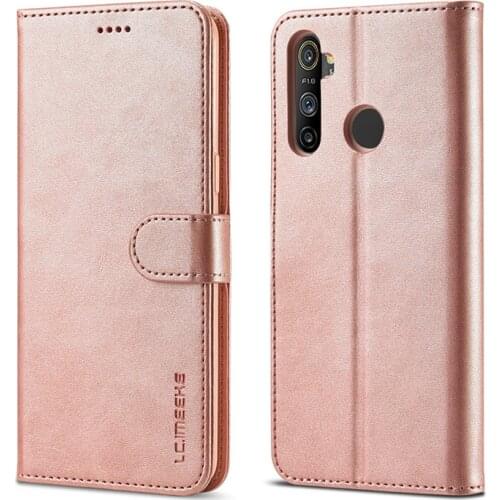 Luxury Leather case For Realme C3 C3i 6i Flip Magnetic Wallet Cover For Realme 5 5s 5i Flip wallet Card Case