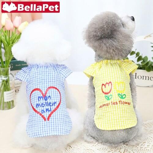 Pet Dog Clothes for Small Dogs Clothes Shirt Summer Designer French Bulldog Clothes for Dog Accessories Chihuahua Pomeranian