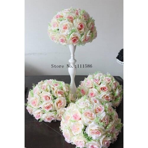 SPR 25cm*15pcs Starry grass wedding kissing flower ball decoration party Hotel Arcade ornaments free shipping-champagne