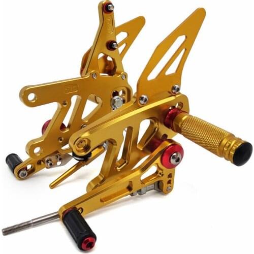 CNC Rearsets Rear set Footrest Foot Rest Pegs Pedal fit for Aprilia Tuono V4 1100 APRC ABS 2011 2012 2013 2014 2015 2016