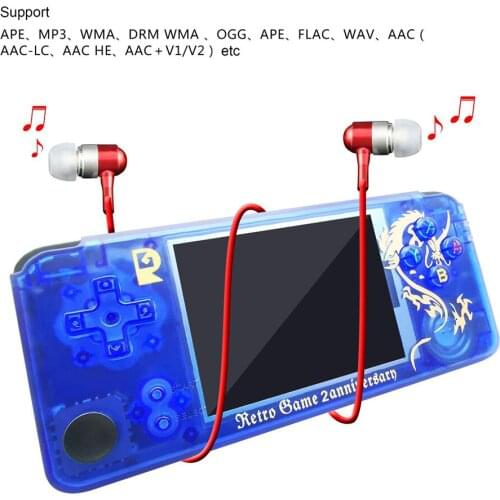 3000 Games Retro Game Console Plus 2 Anniversary Video Game Controller Gamepad for Omron Button 32G RG300 Family Gift Console