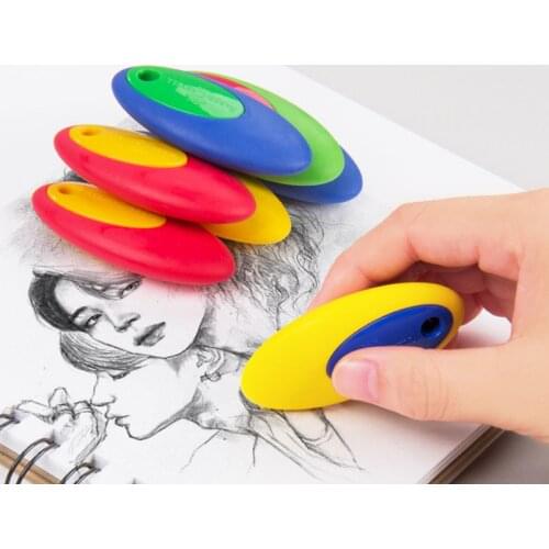 4Pcs Faber Castell Colored Egg Rubber Eraser Professional Sketch Drawing Design Pencil Eraser Creative Art Stationery Supplies
