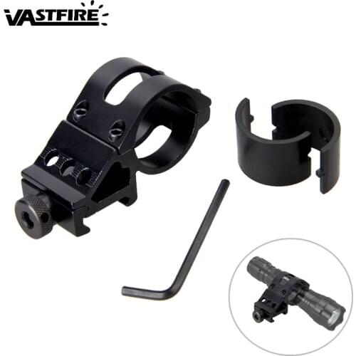 45 Degree Side 25.4mm 30mm Ring 20mm Rail Picatinny Scope Hunting Flashlight Ring Mount Quick Release Weaver Mount Accessories