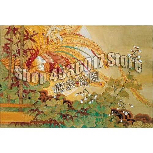 Dragons Mate Diamond Painting Cross Stitch Diamond Embroidery 5D Diy Diamond Mosaic Birds Japanese Full Rhinestones Gift Art