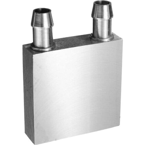 Aluminum Water Cooling Block 40X40X12mm Cooler for Computer CPU Radiator
