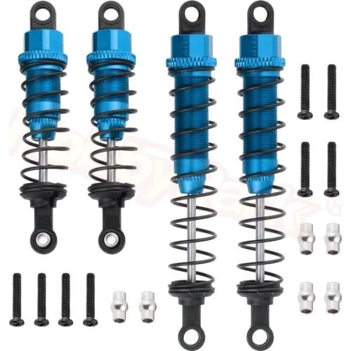 Aluminum Metal Front & Rear Shock Absorber 0016 0017 For WLtoys 12428 12423 1/12 RC Car Crawler Short Course Truck Upgrade Parts