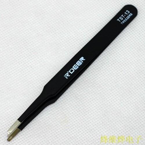 Round mouth anti-static tweezers