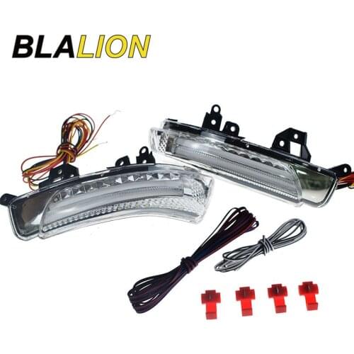 Car Rearview Mirror Lights For Wish Prius Mark X Crown Mirror Auto Rear View Mirror LED Car Turn Signal Light Warning Lamp 12V