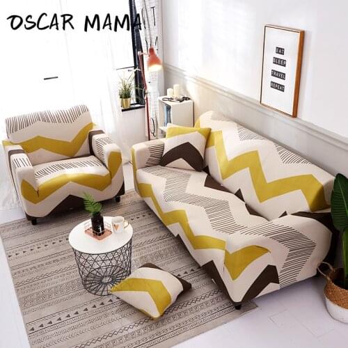 Bohemian Modern Nordic Geometry L Shape Section Large Sofa Protection Extensible Couch Case Armchairs Slipcovers Chaise Cover