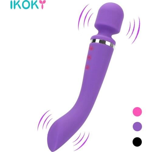 20 Speeds Dual Motors G-Spot Clitoral Stimulator Magic Wand Sex Toys for Women Adults Dildo Vibrator Vaginal Massager