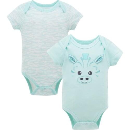Printed Baby Boy Cotton Rompers Summer O-neck Animal Baby Boy Jumpsuits Short Sleeve Breathable Newborn Baby Clothes Cute