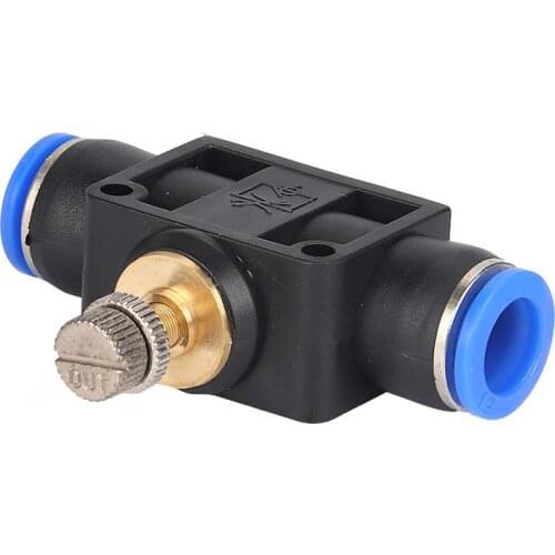 Pipeline Throttle Valve Plastic Hose Couping Flow Regulator LSA-04/06/08 Pneumatic Fittings Control Valve Pneumatic Accessories
