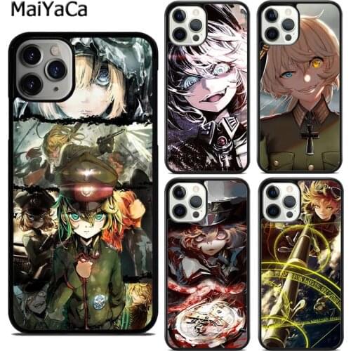 MaiYaCa Anime Tanya Degurechaff Youjo Senki Phone Case Cover For iPhone 5 SE 2020 6 6s 7 8 plus X XR XS 11 12 pro max shell
