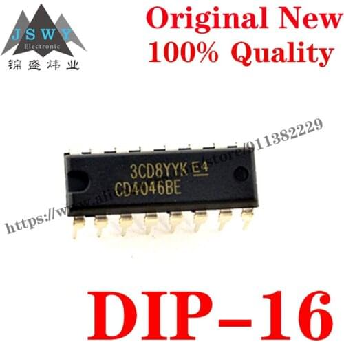 CD4046BE Semiconductor Wireless and RF Integrated Circuit Phase Locked Loop-PLL Chip Use for the arduino nano uno Free Shipping