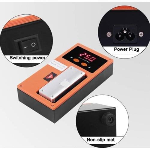 Newest iPhone X Middle Frame Screen Bezel Dismantle Separate Machine Heating Plate for LCD Frame Separate Glue Remove machine