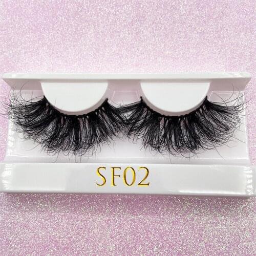 New Arrival MIKIWI 25mm Messy Lashes Full Strip Thick Soft False Eyelash Extra Length Natural Dramatic 3D Mink Eyelashes In Bulk